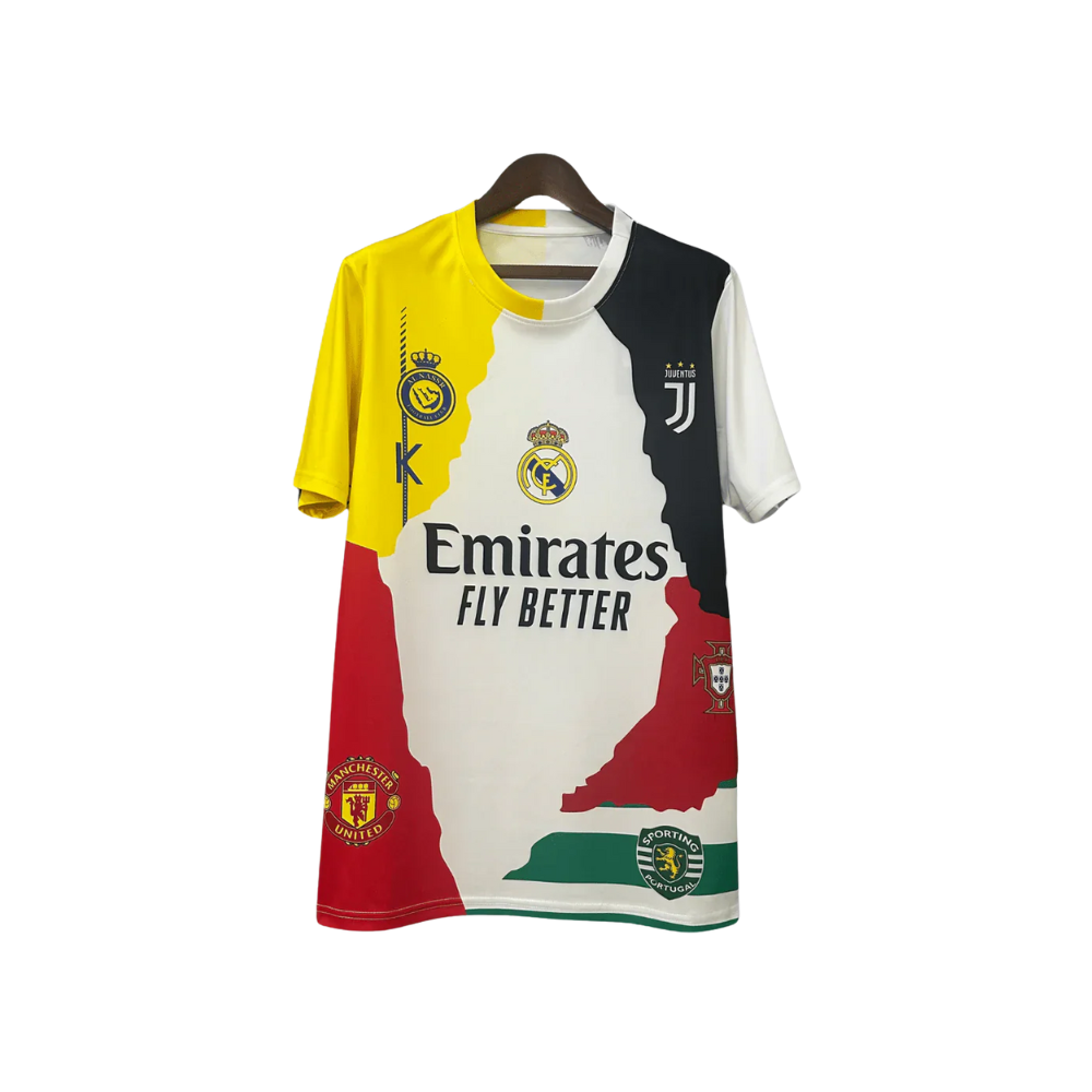 Legendary “Ronaldo” All Team Logo Kit – CR7 Premium Fans Jersey 2025