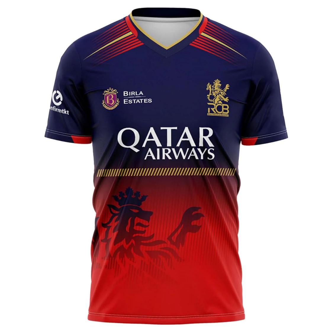 RCB 2025 Men’s Official Match Jersey – Royal Challengers Bangalore
