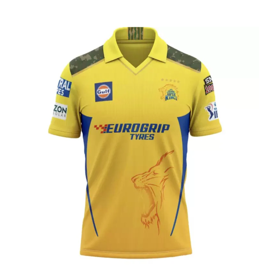 Chennai Super Kings 2025 Men’s Official Match Jersey – IPL Premium Edition