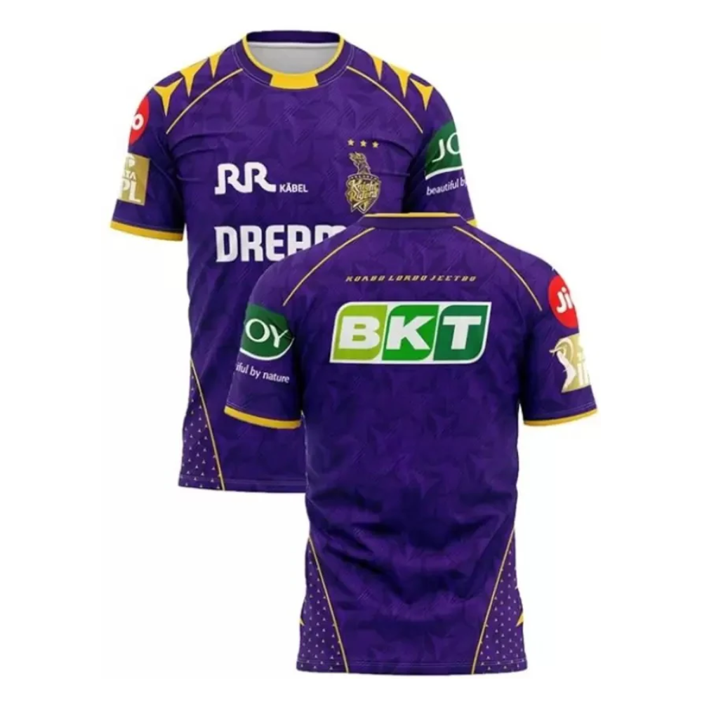 Kolkata Knight Riders 2025 Men’s Official Match Jersey – IPL Elite Edition