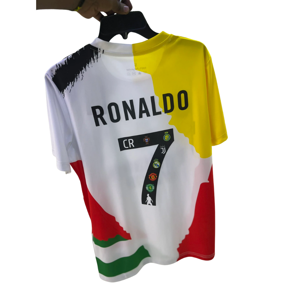 Legendary “Ronaldo” All Team Logo Kit – CR7 Premium Fans Jersey 2025