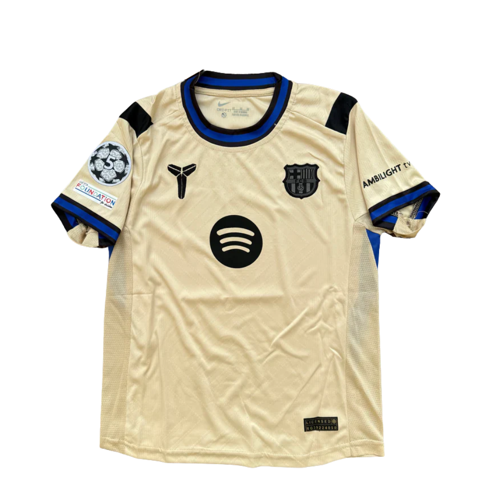 Barcelona Away Kids Kit 2025/26 – Lamine Yamal Edition