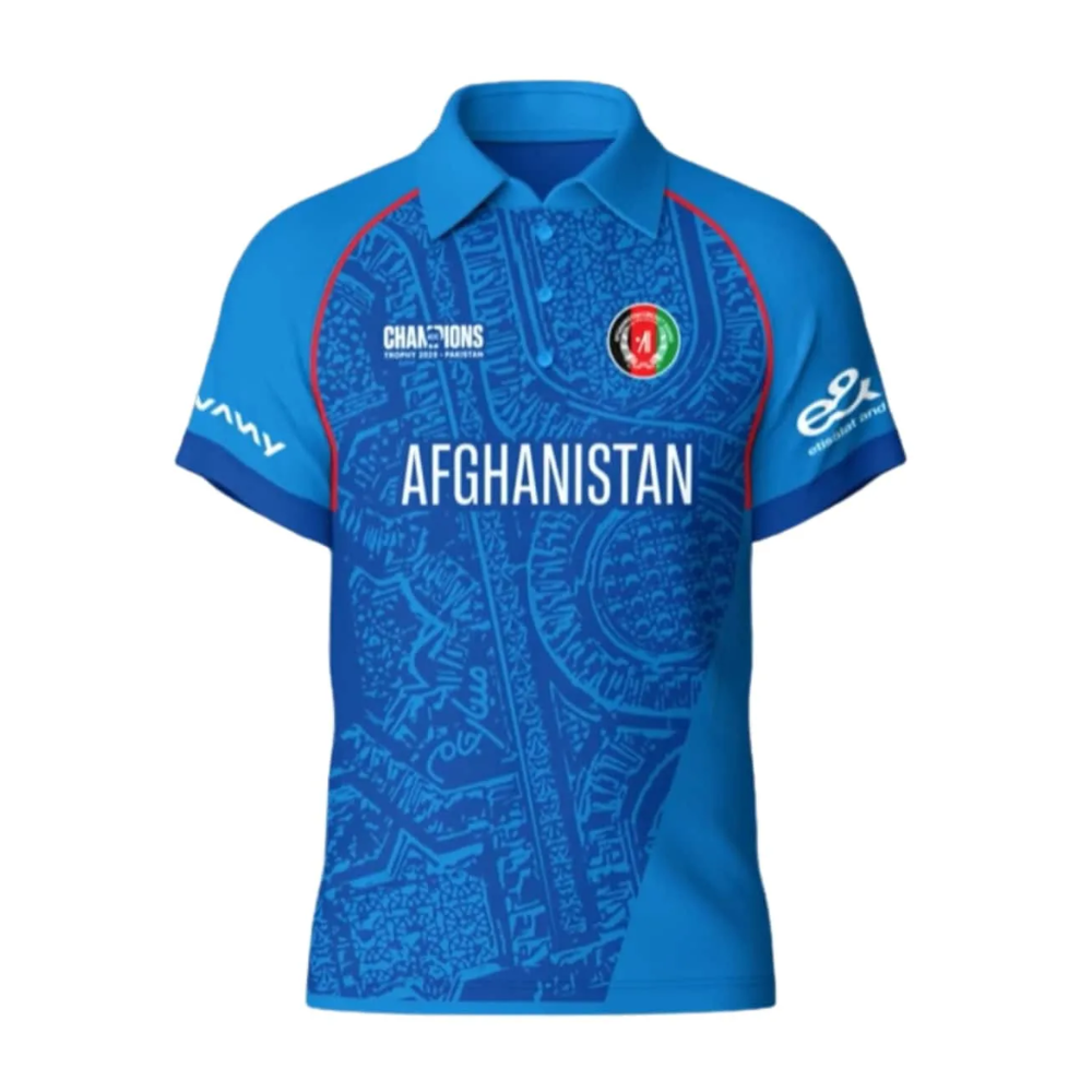 Afghanistan Champions Trophy 2025 Men’s Cricket Shirt – Official Fans Edition