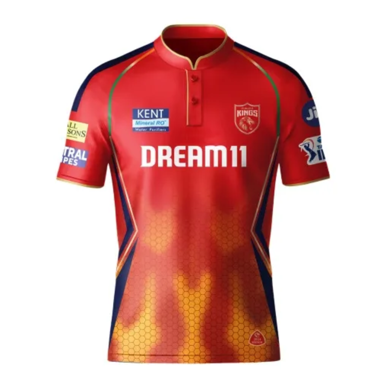 Punjab Kings Men’s Fan Jersey 2025 – IPL Premium Fan Edition