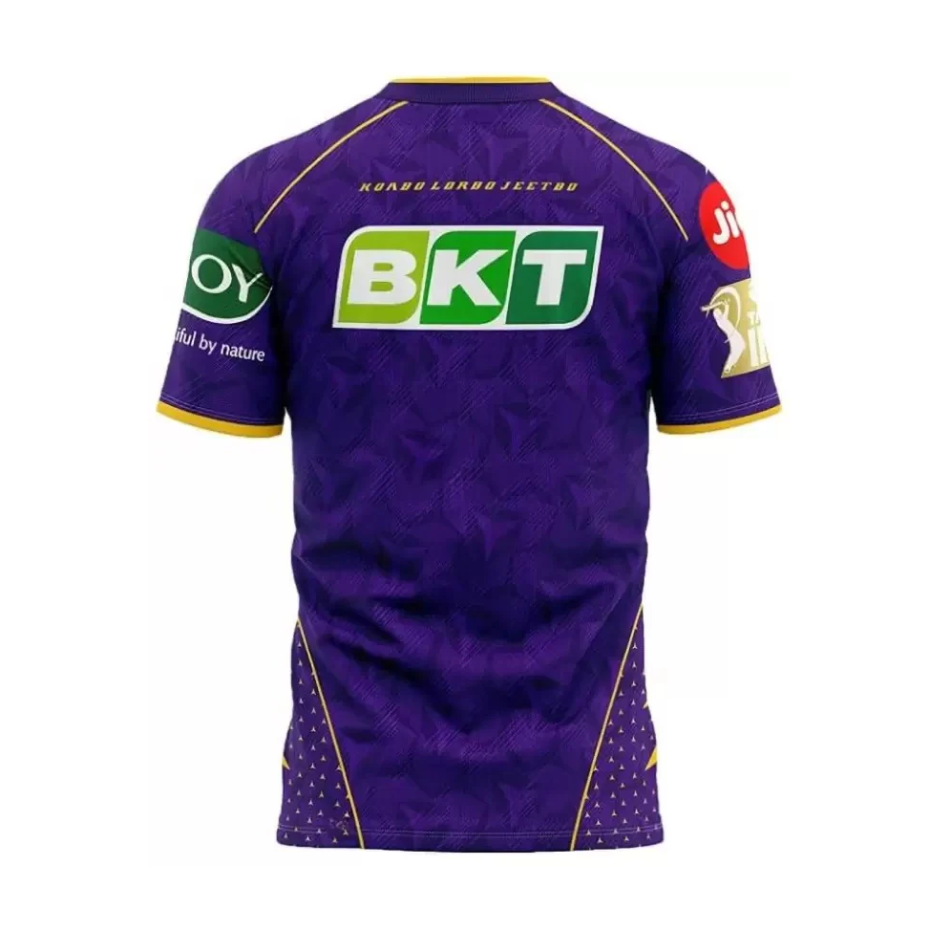 Kolkata Knight Riders 2025 Men’s Official Match Jersey – IPL Elite Edition